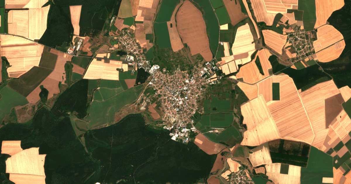 Satelitska karta: Kubrat