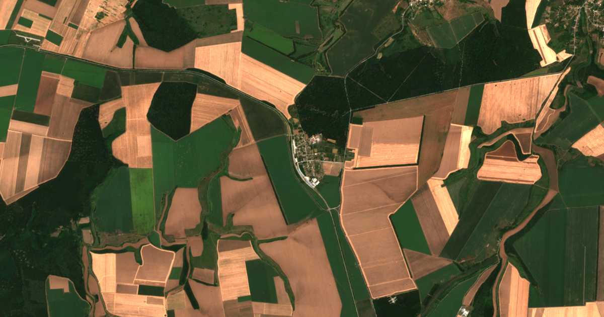 Satelitska karta: Prostorno