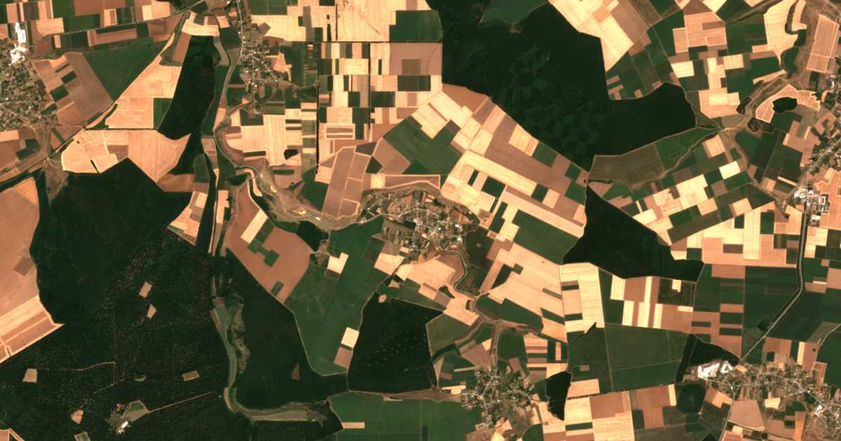 Satelitska karta: Pčelina