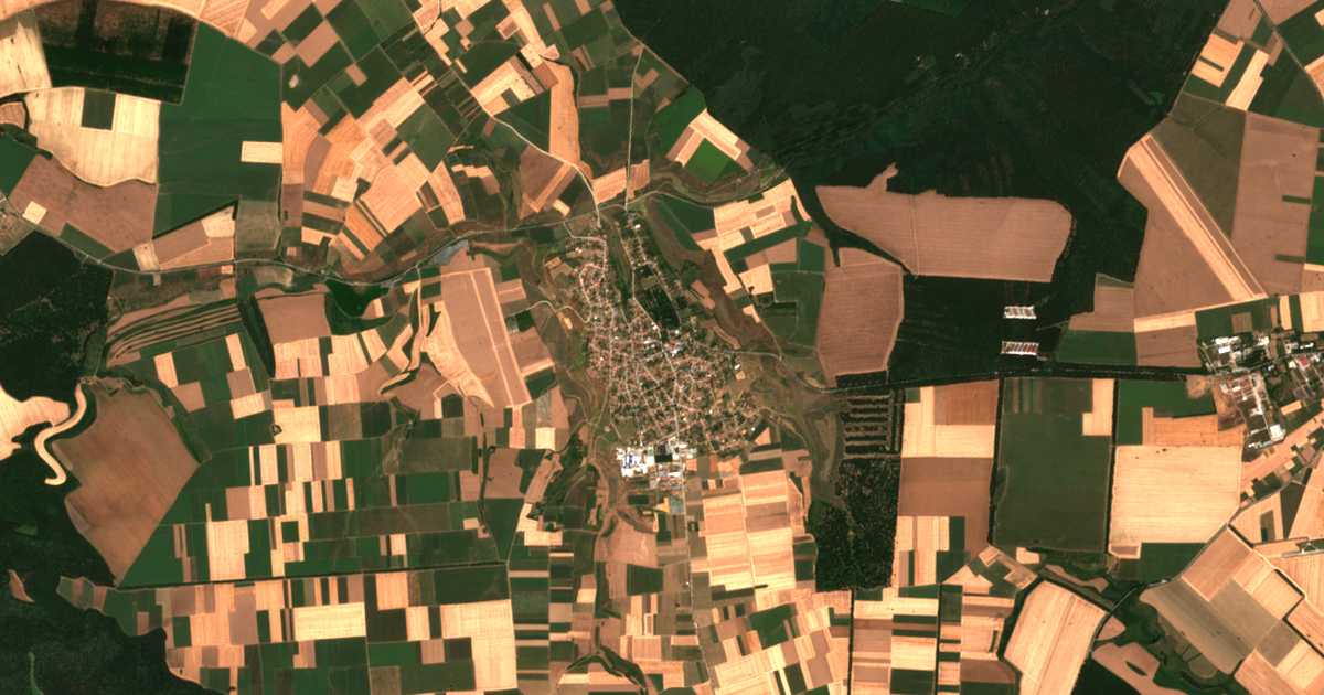 Satelitska karta: Brestovene