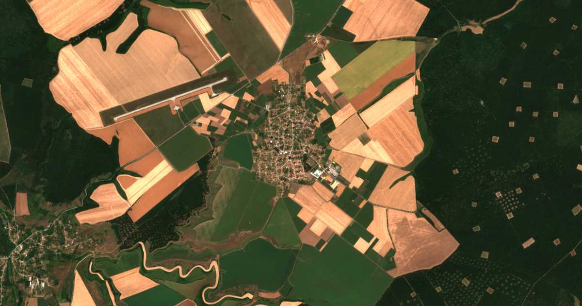 Satelitska karta: Ostrovo
