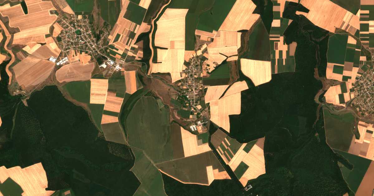 Satelitska karta: Suševo