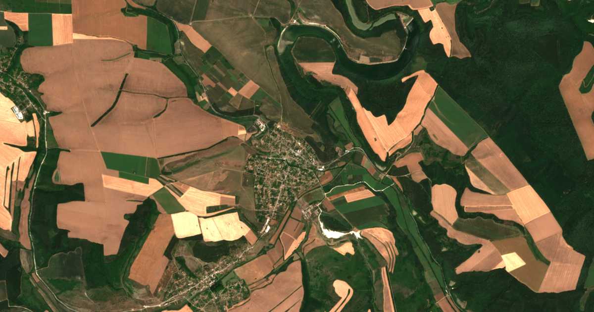Satelitska karta: Koprivec