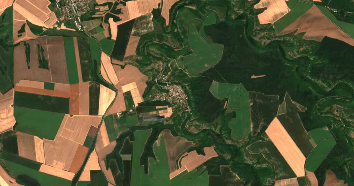 Satelitska karta: Košov