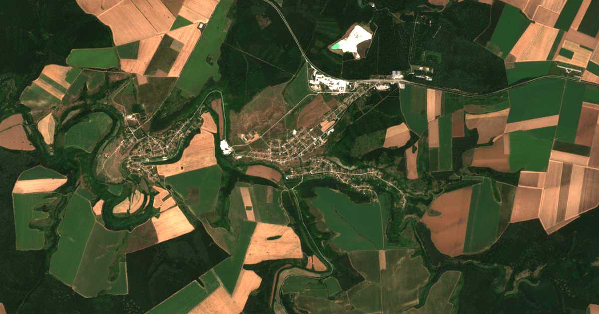 Satelitska karta: Senovo