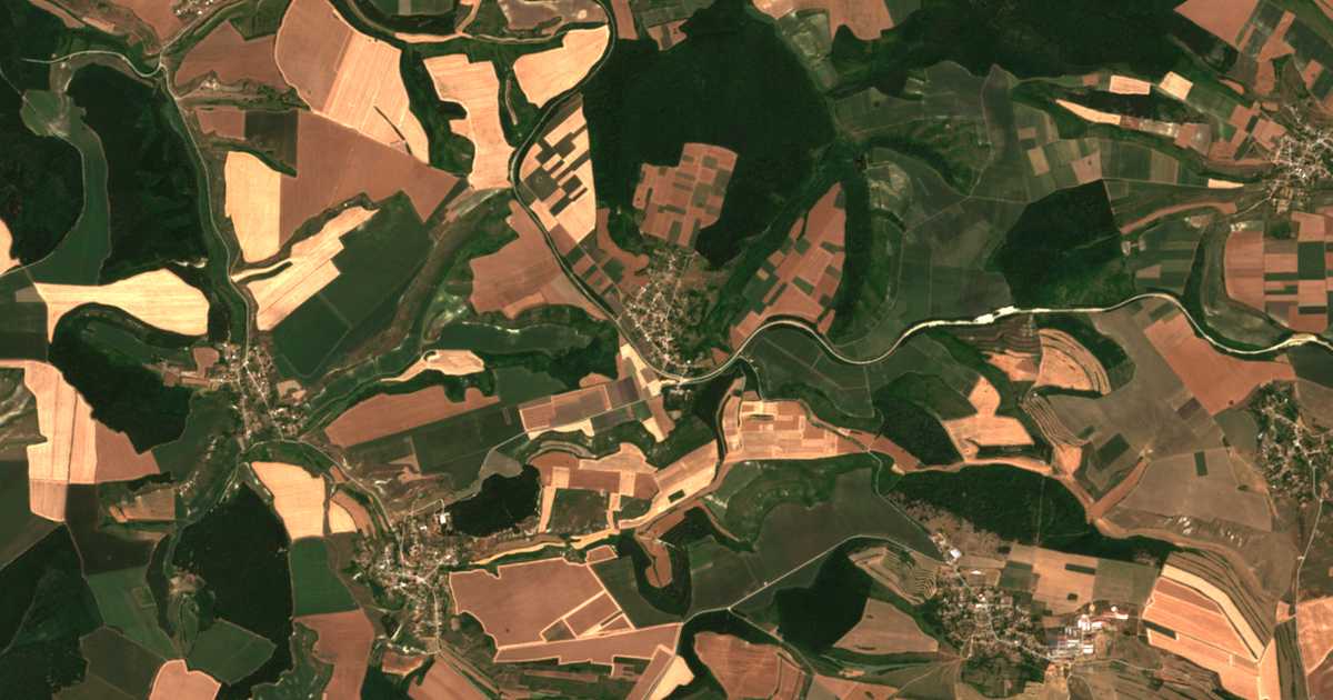 Satelitska karta: Visoka Poljana