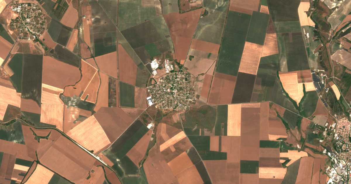 Satelitska karta: Pliska