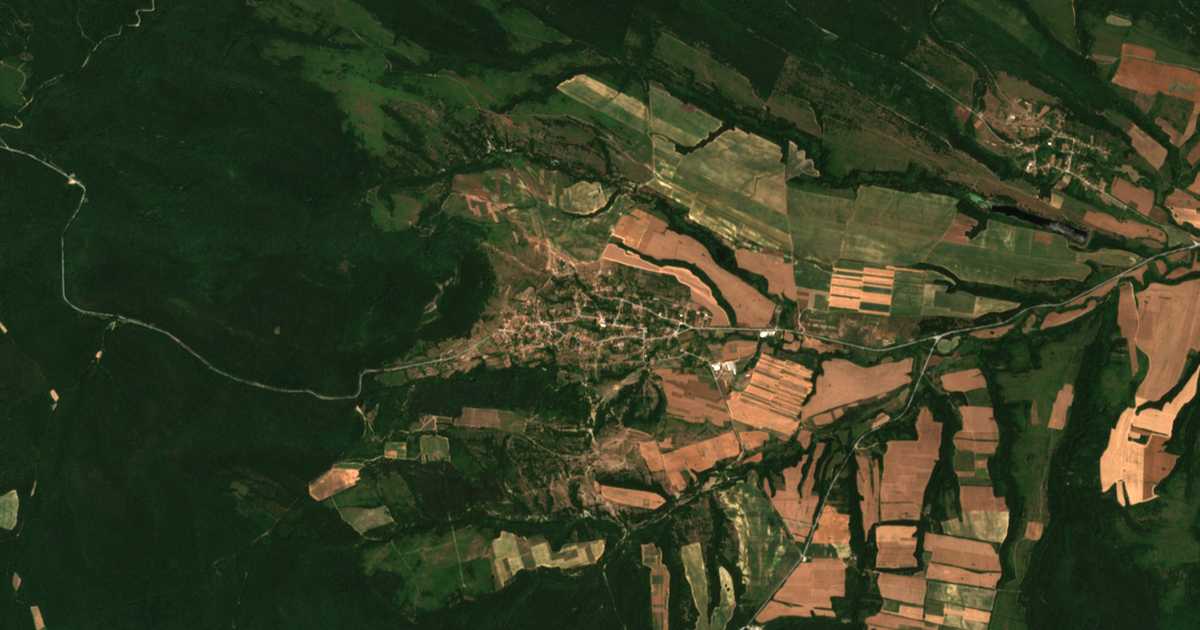 Satelitska karta: Riš