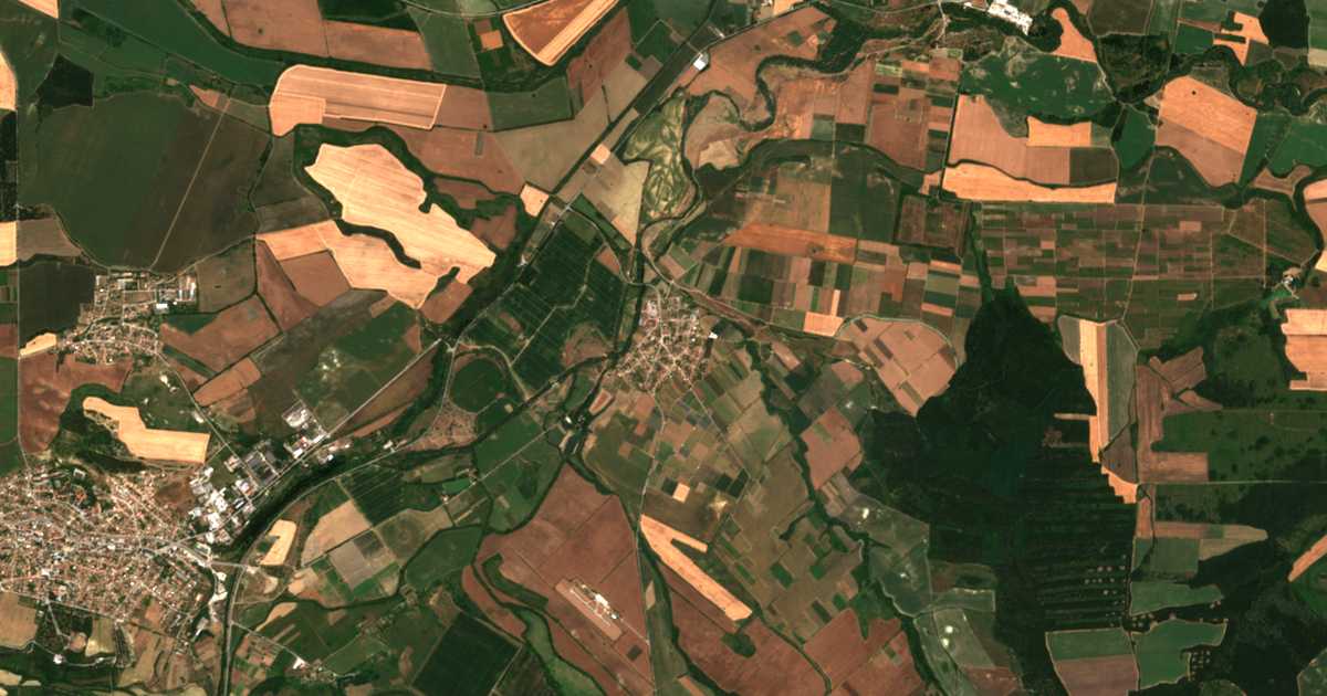 Satelitska karta: Milanovo