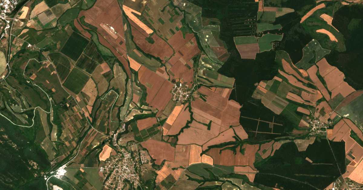 Satelitska karta: Mokreš