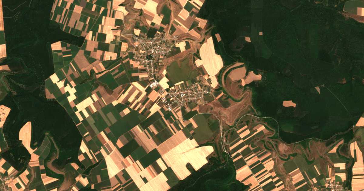 Satelitska karta: Rujno