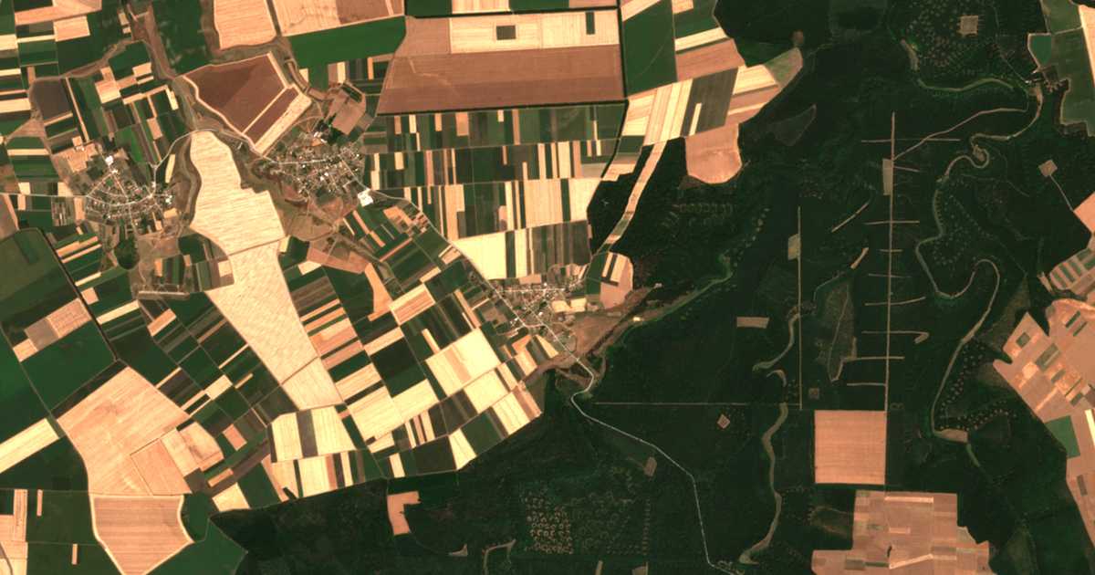 Satelitska karta: Padina
