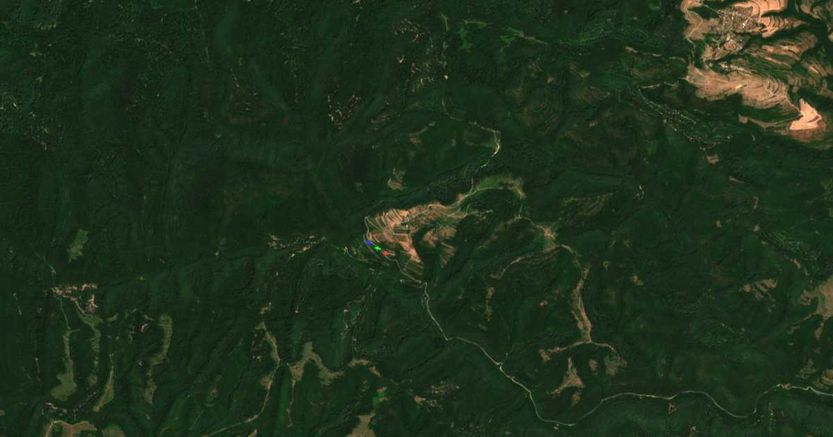 Satelitska karta: Bratan