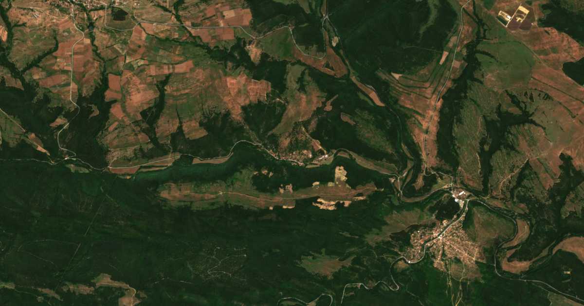 Satelitska karta: Katunište