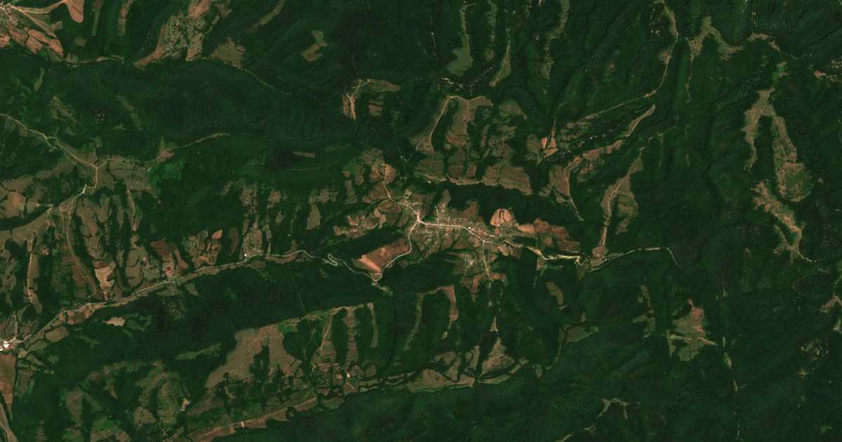 Satelitska karta: Strelci