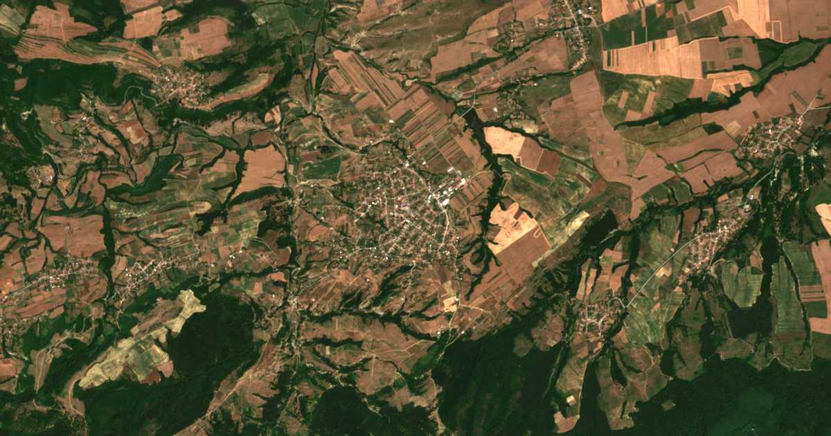 Satelitska karta: Jablanovo
