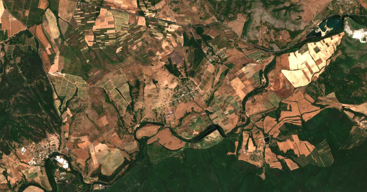 Satelitska karta: Červenakovo