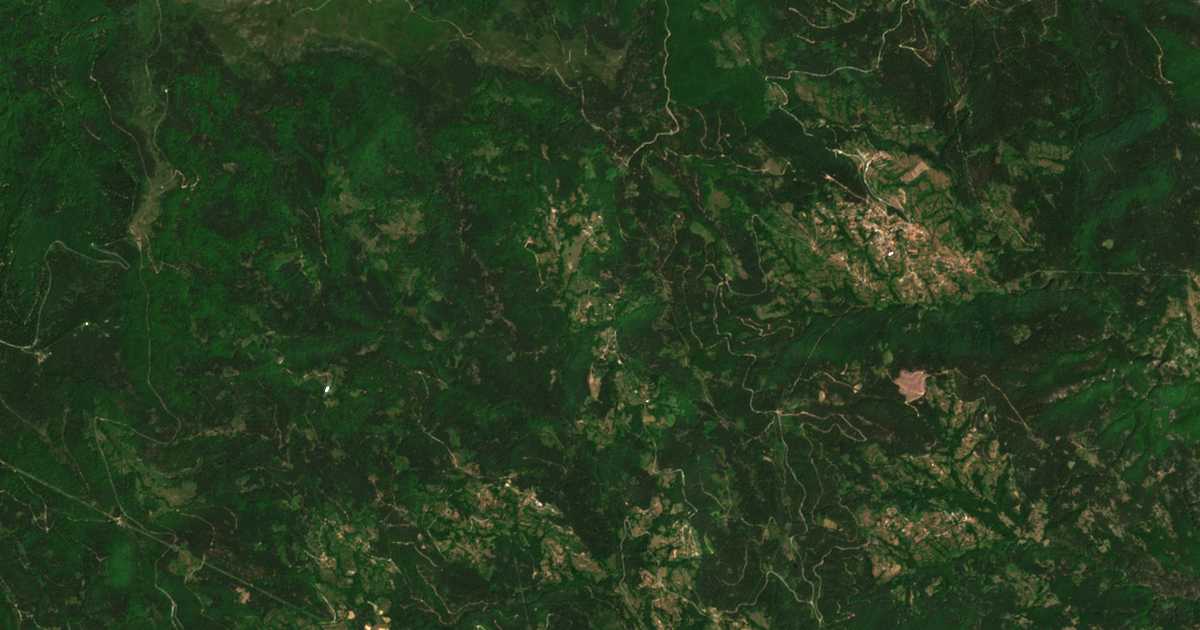 Satelitska karta: Glogino