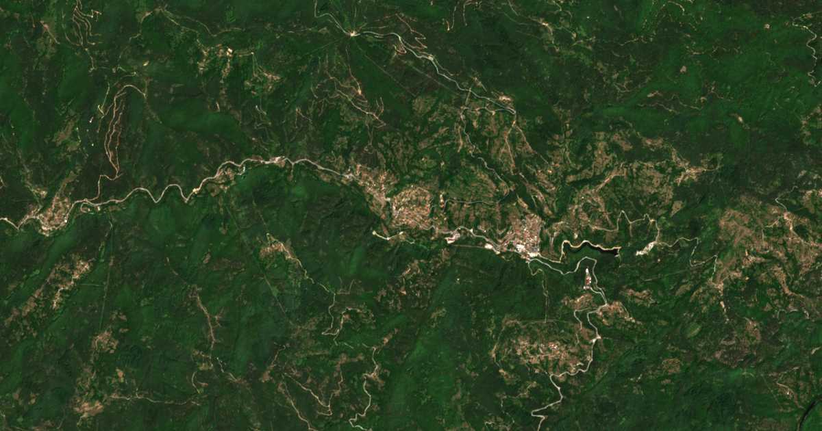 Satelitska karta: Orjahovec