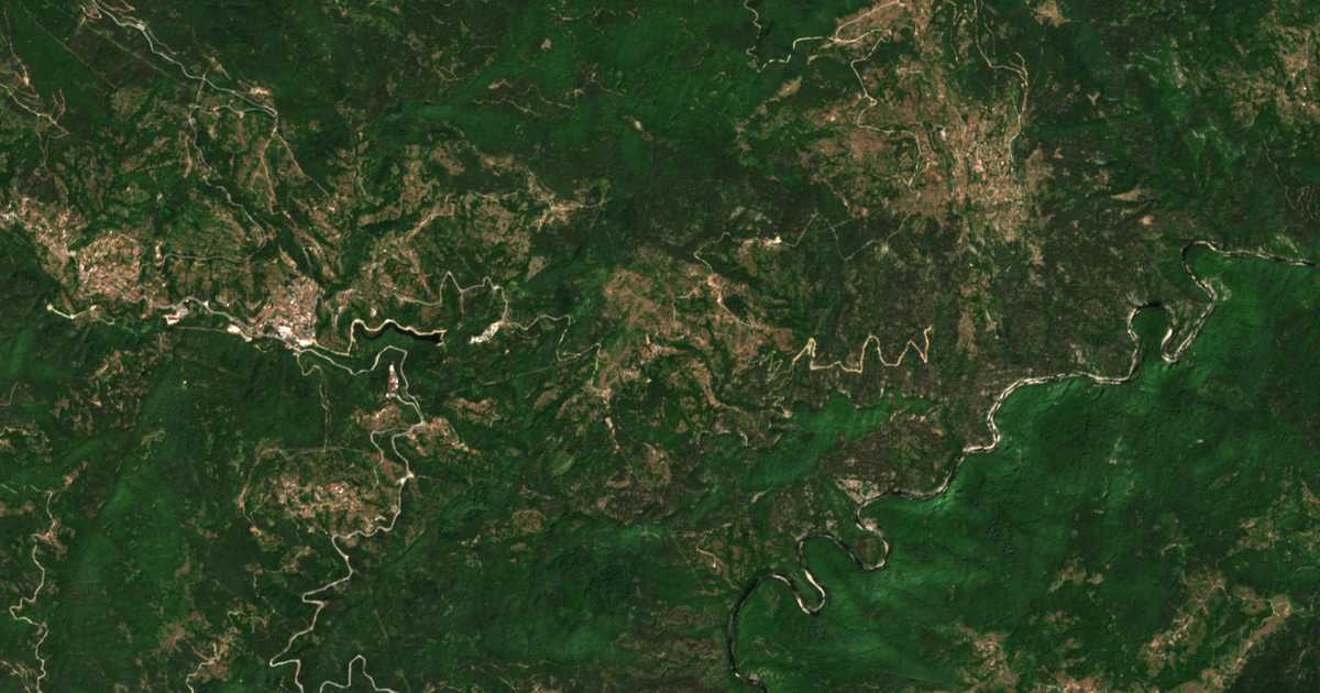 Satelitska karta: Višnevo