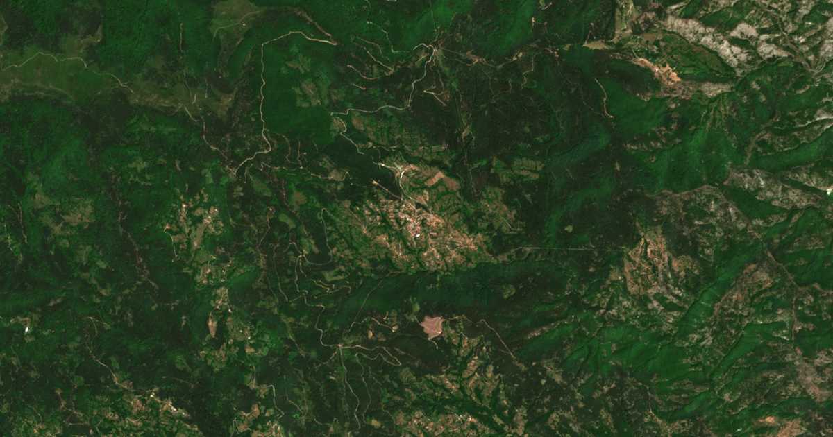 Satelitska karta: Zagražden