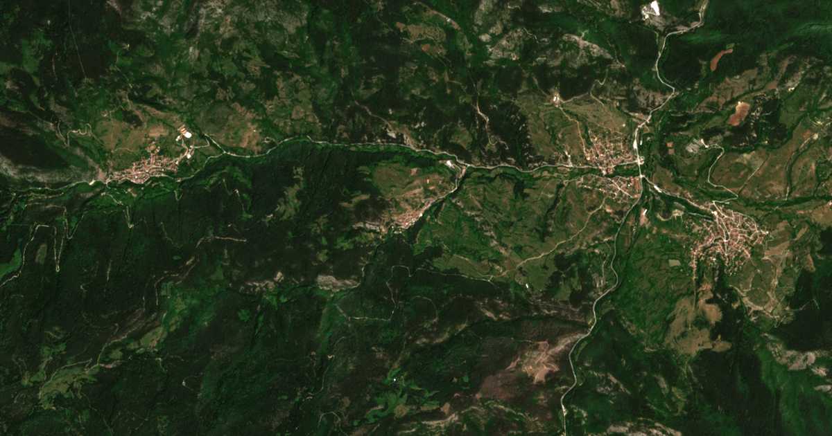 Satelitska karta: Malevo