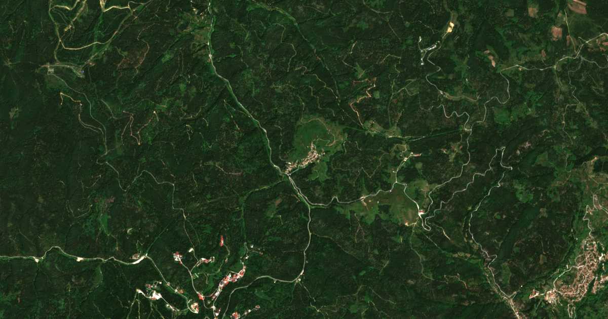 Satelitska karta: Progled