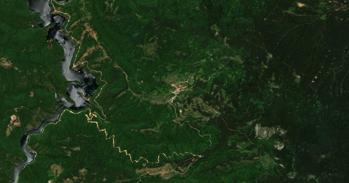 Satelitska karta: Osikovo