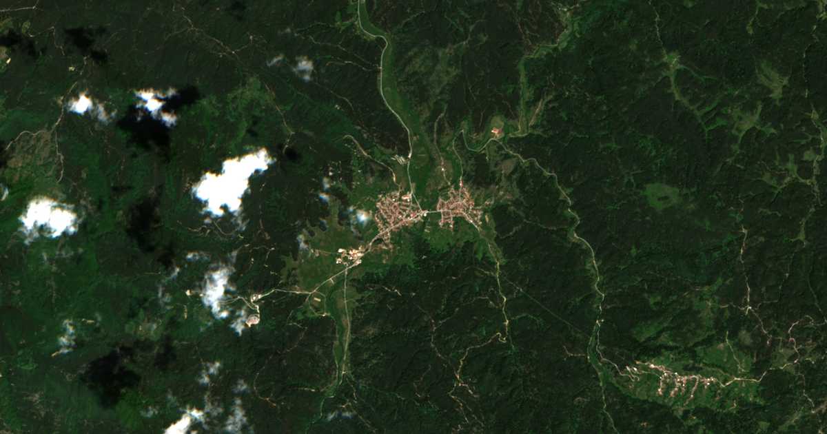 Satelitska karta: Barutin