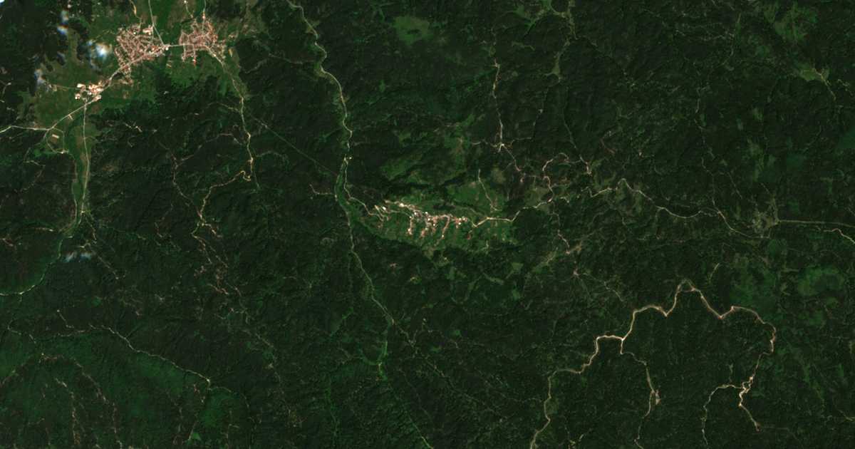 Satelitska karta: Čavdar
