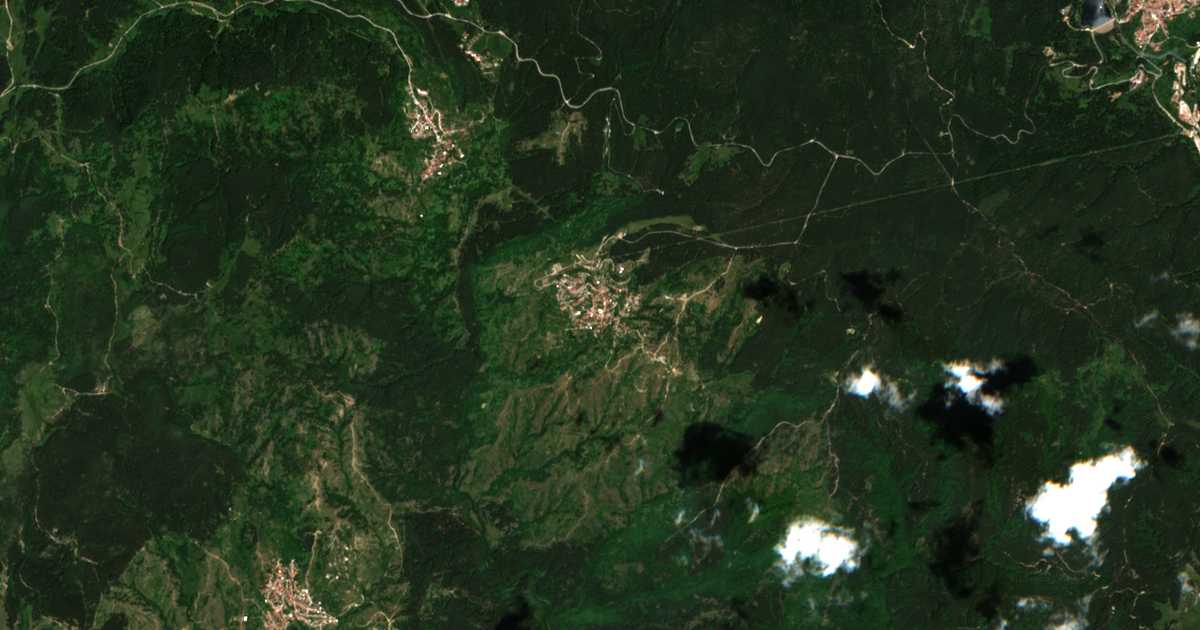 Satelitska karta: Ljubča