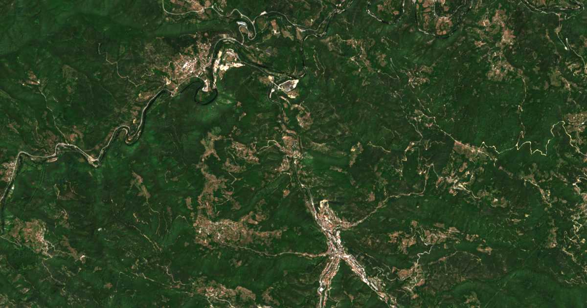 Satelitska karta: Lovci