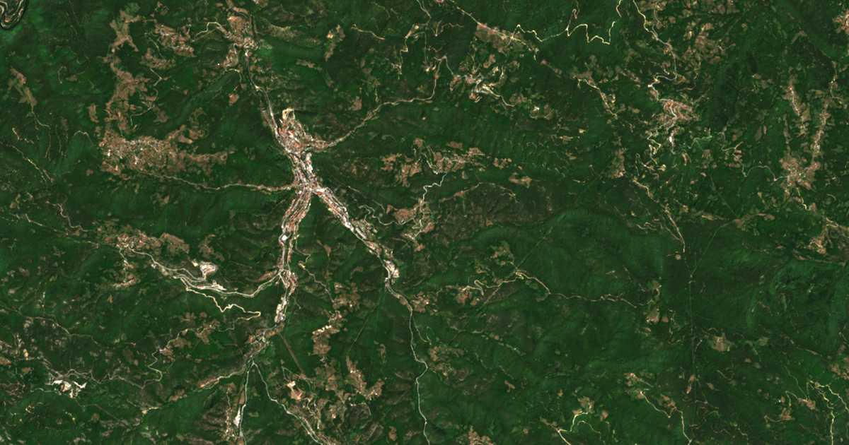 Satelitska karta: Ravno Nivište