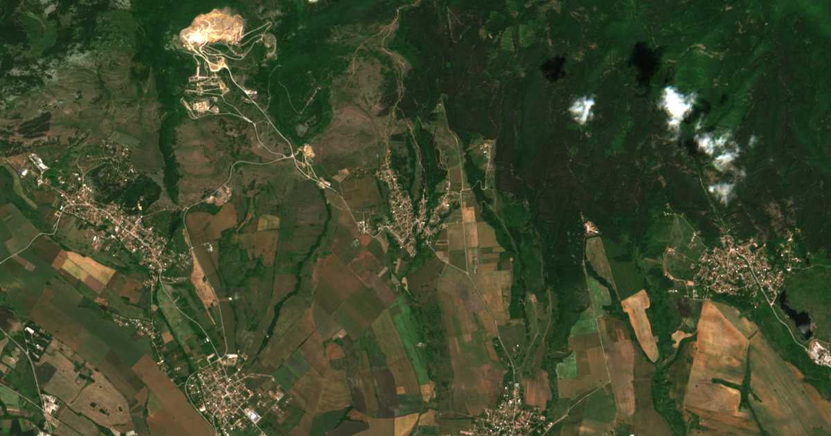 Satelitska karta: Balša