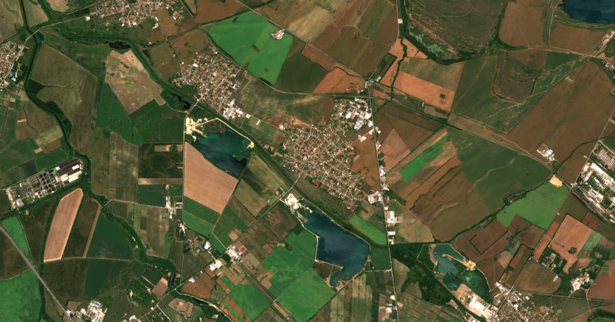 Satelitska karta: Čepinci