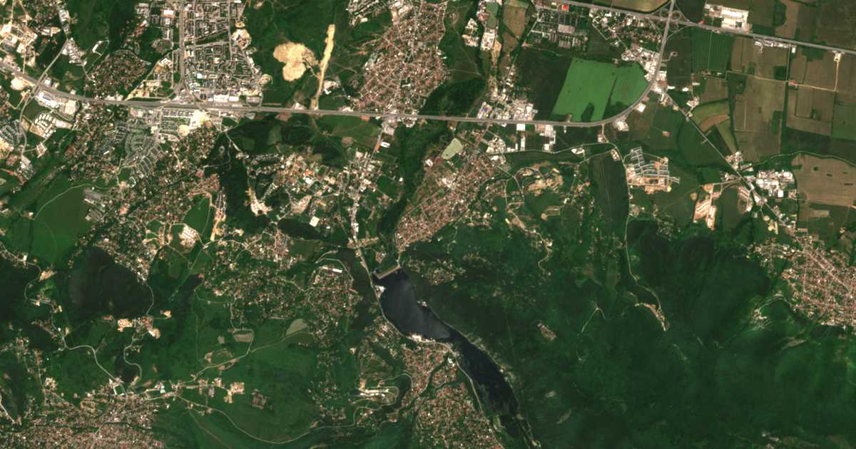 Satelitska karta: German