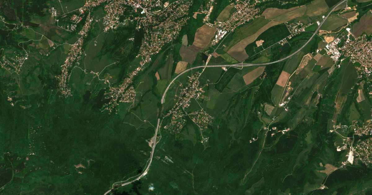 Satelitska karta: Malo Bučino