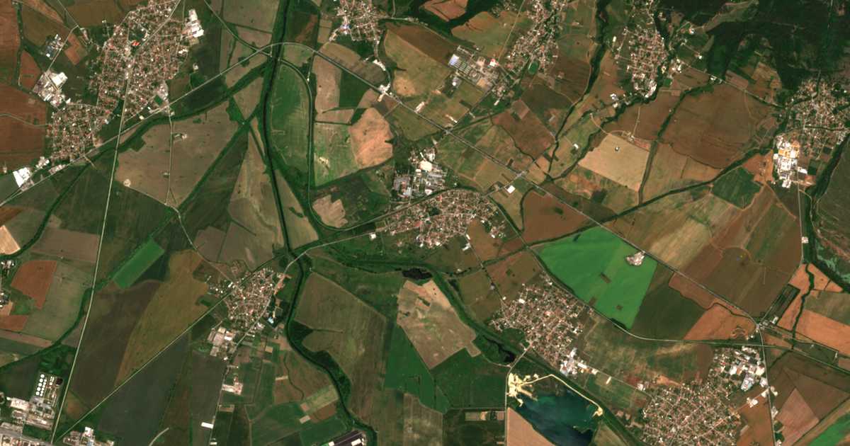 Satelitska karta: Svetovračene