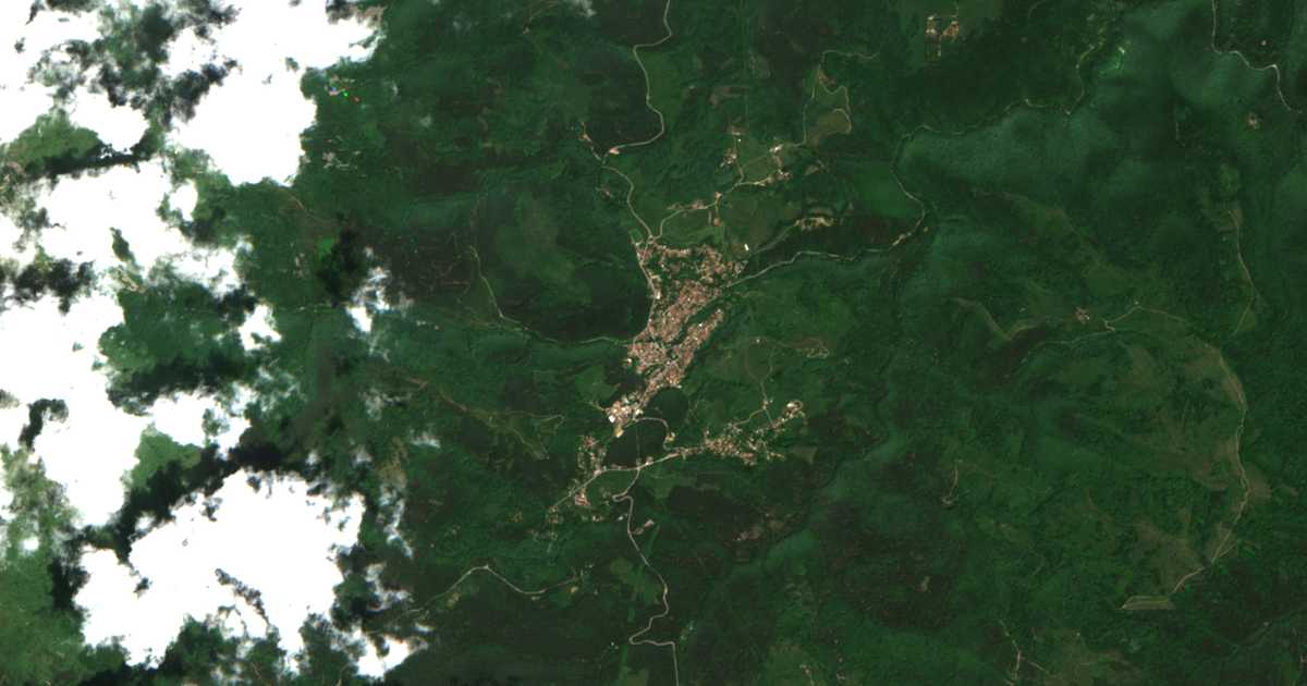 Satelitska karta: Železnica