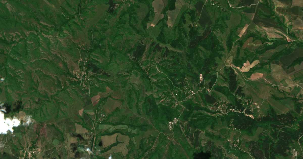 Satelitska karta: Mala Rakovica
