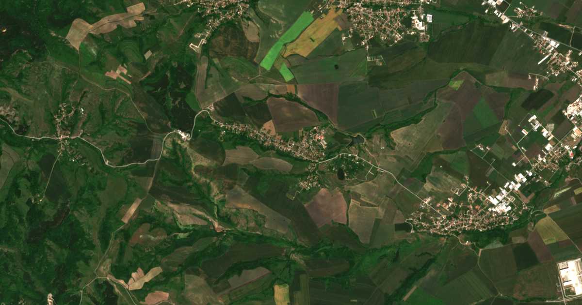 Satelitska karta: Požarevo
