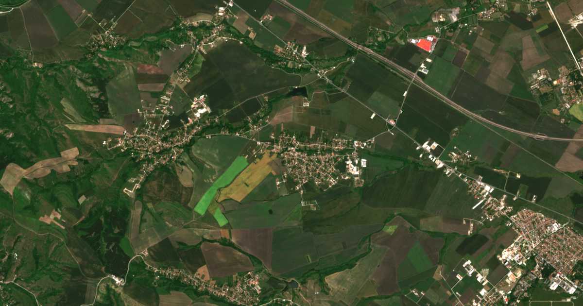 Satelitska karta: Proleša