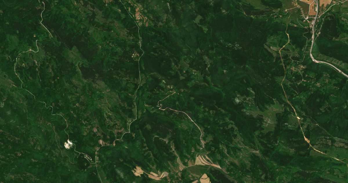 Satelitska karta: Dolno novo selo