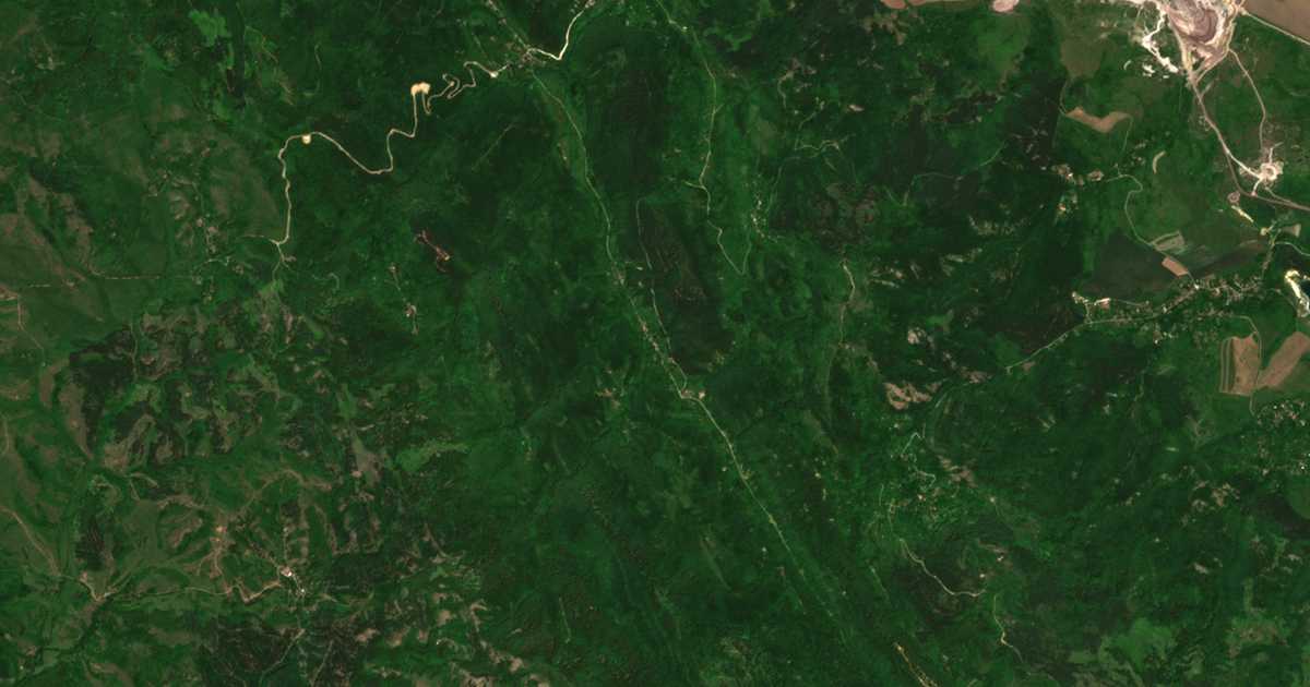 Satelitska karta: Gorno Selo