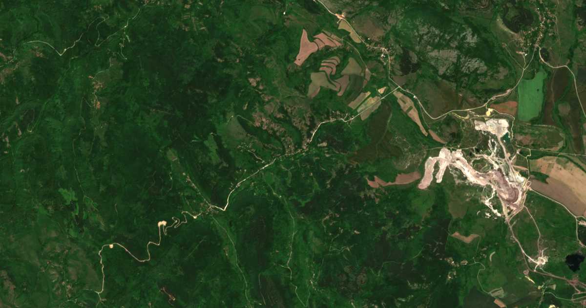 Satelitska karta: Kruša