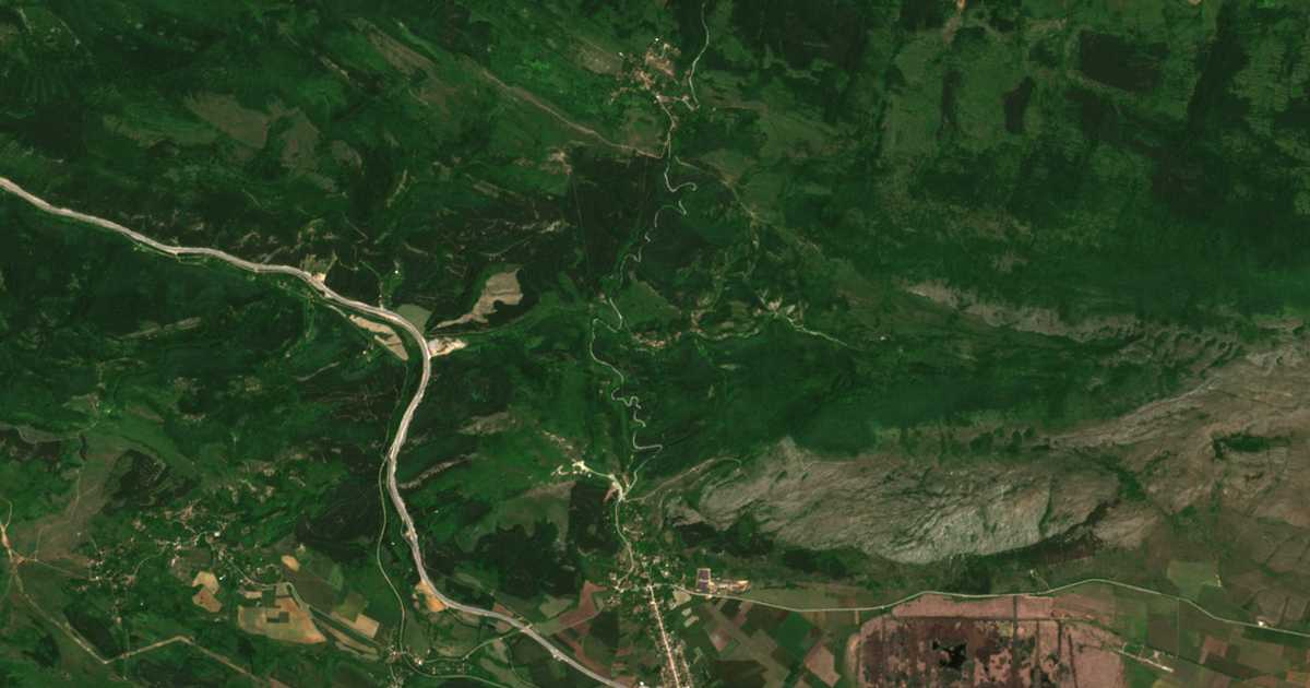 Satelitska karta: Letnica