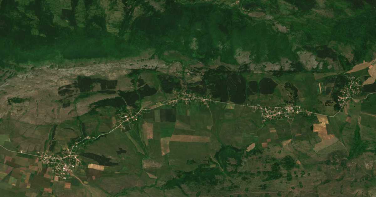 Satelitska karta: Malo Malovo