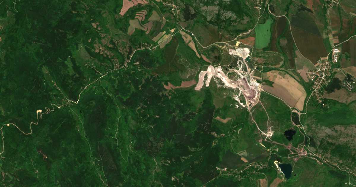 Satelitska karta: Nedelište