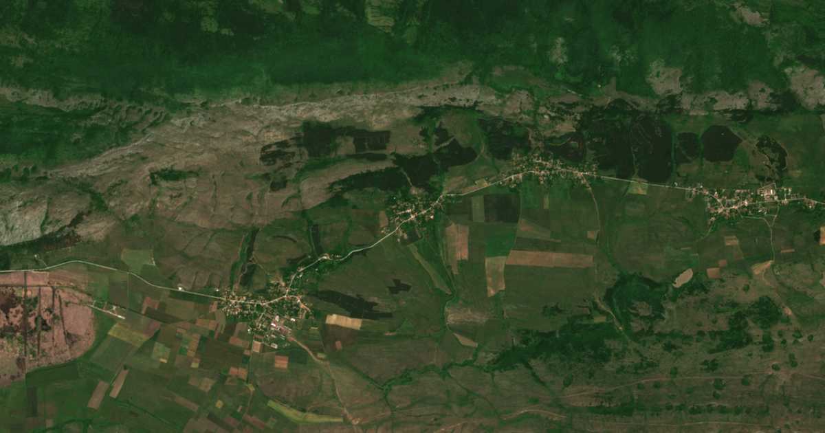 Satelitska karta: Rajanovci