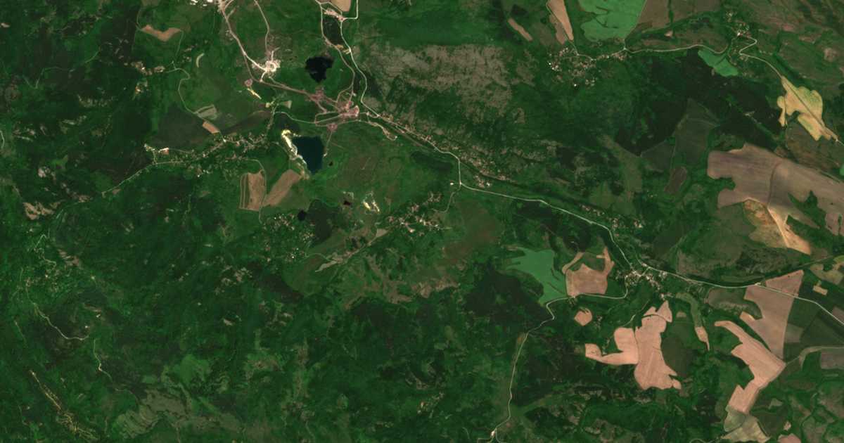 Satelitska karta: Cacarovci
